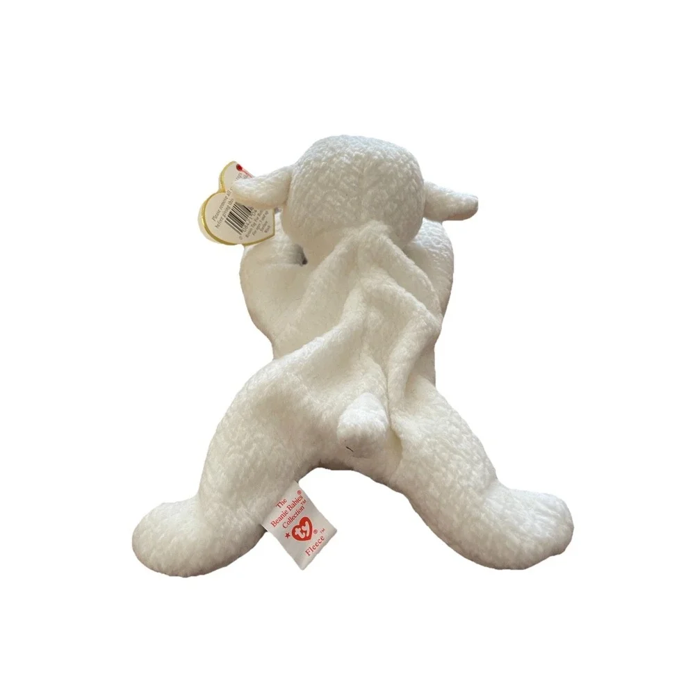 Ty Beanie Baby Fleece Lamb Beanbag Plush Original Tag 1996 PE 4th Gen‎